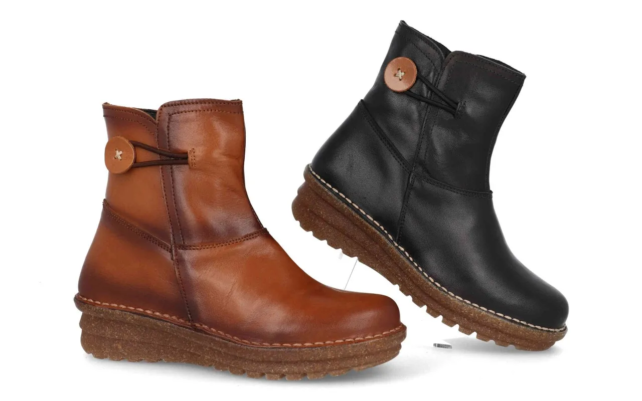 13816  BDA BOTIN SEÑORA PIEL