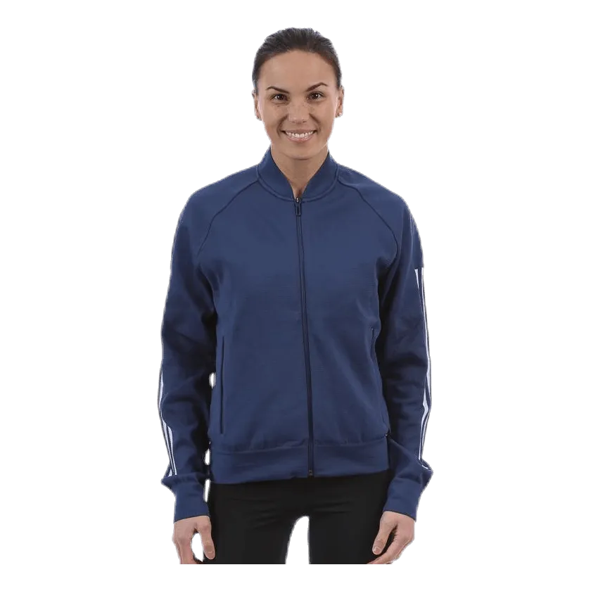Adidas ID Knitted Bomber Jacket Blue