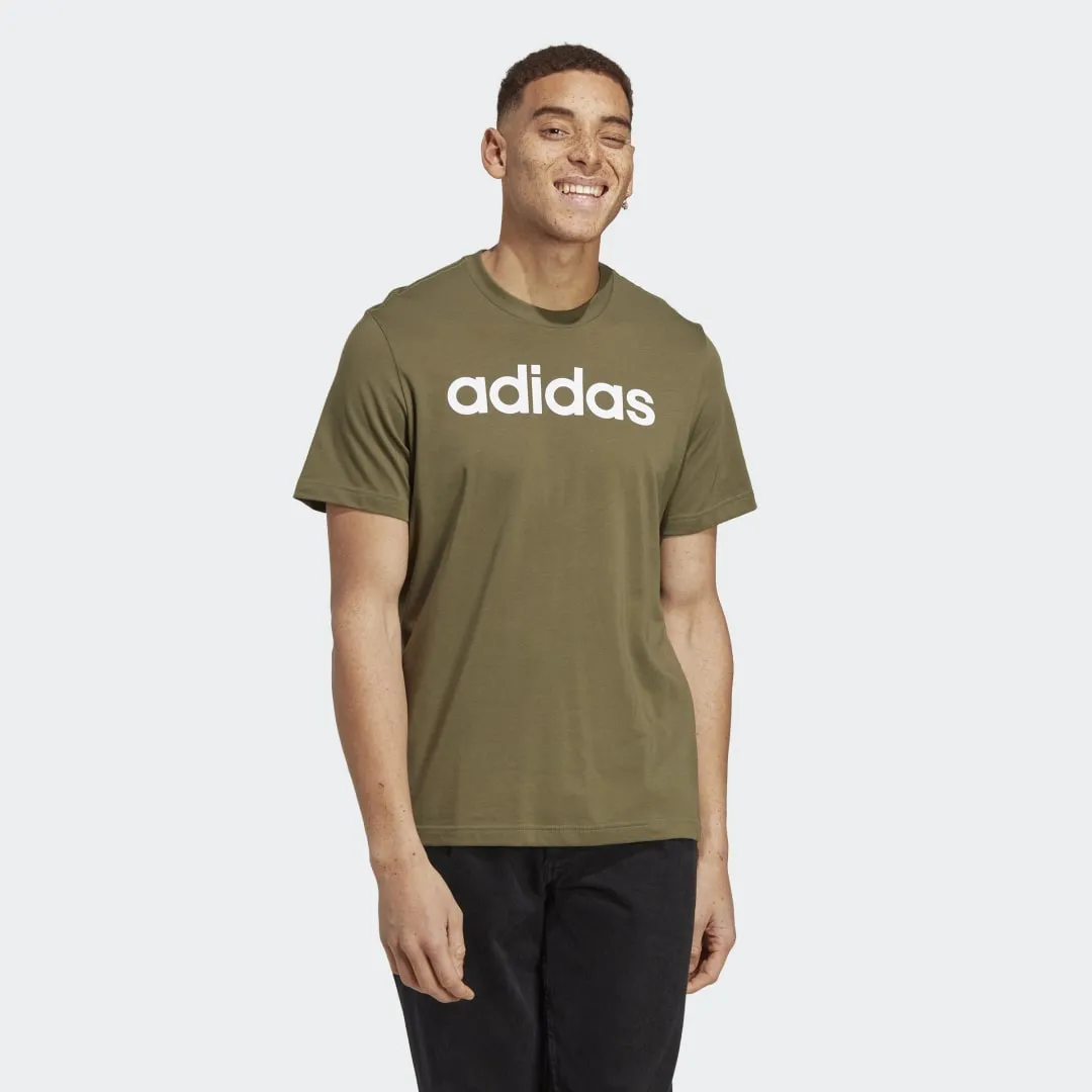 adidas Originals Essentials Single Jersey Linear Embroidered Logo Tee