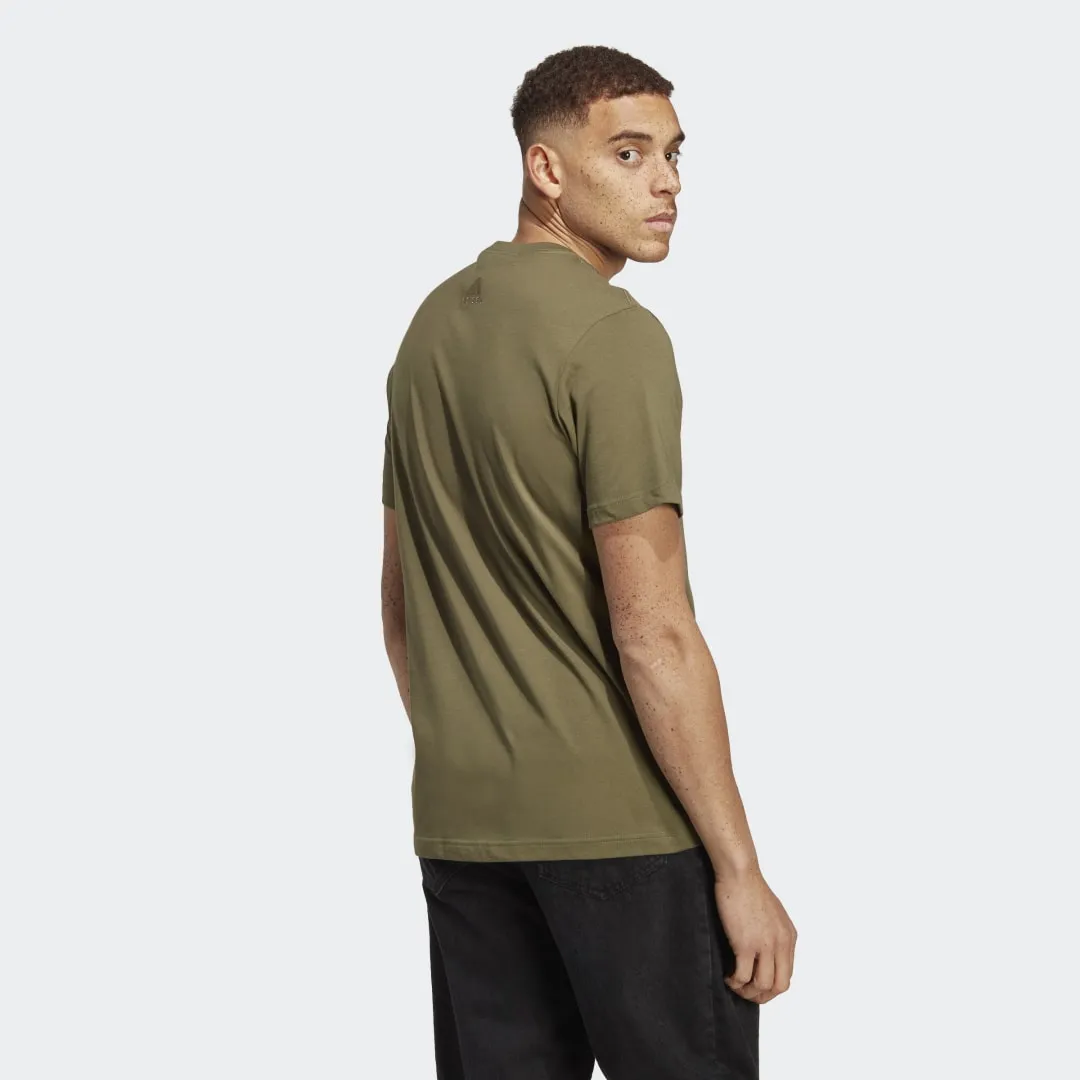 adidas Originals Essentials Single Jersey Linear Embroidered Logo Tee
