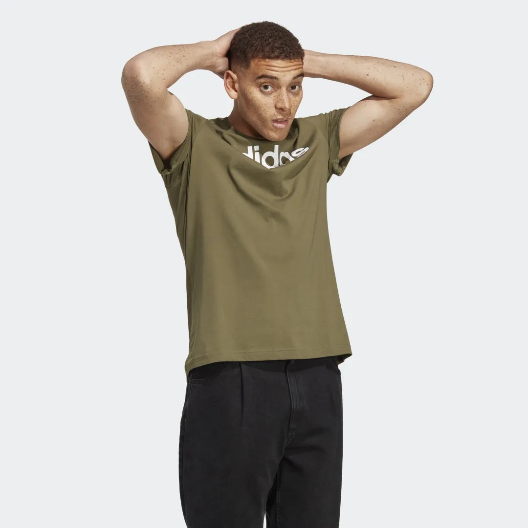 adidas Originals Essentials Single Jersey Linear Embroidered Logo Tee