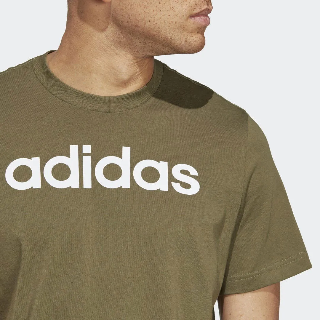 adidas Originals Essentials Single Jersey Linear Embroidered Logo Tee