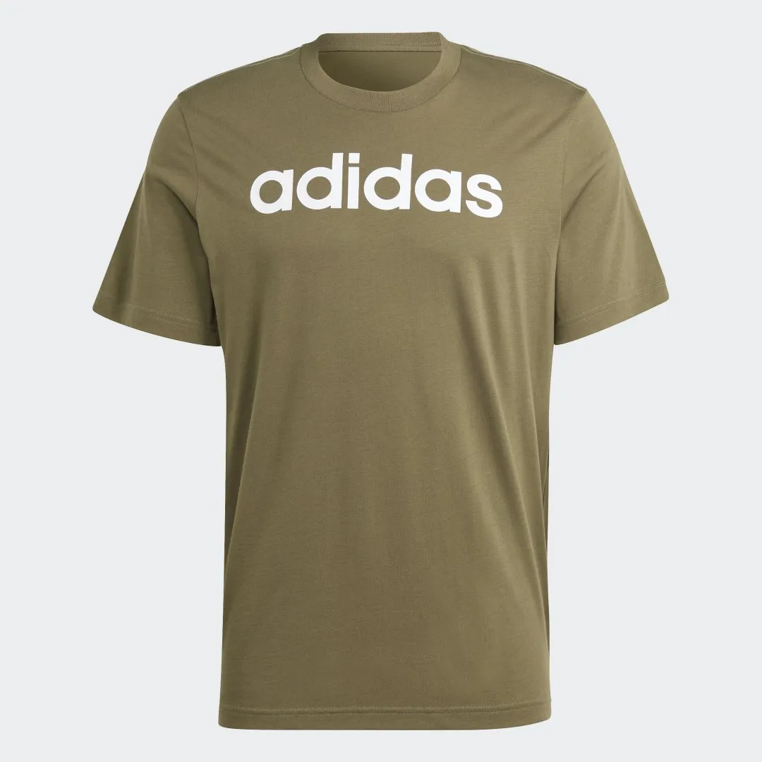 adidas Originals Essentials Single Jersey Linear Embroidered Logo Tee