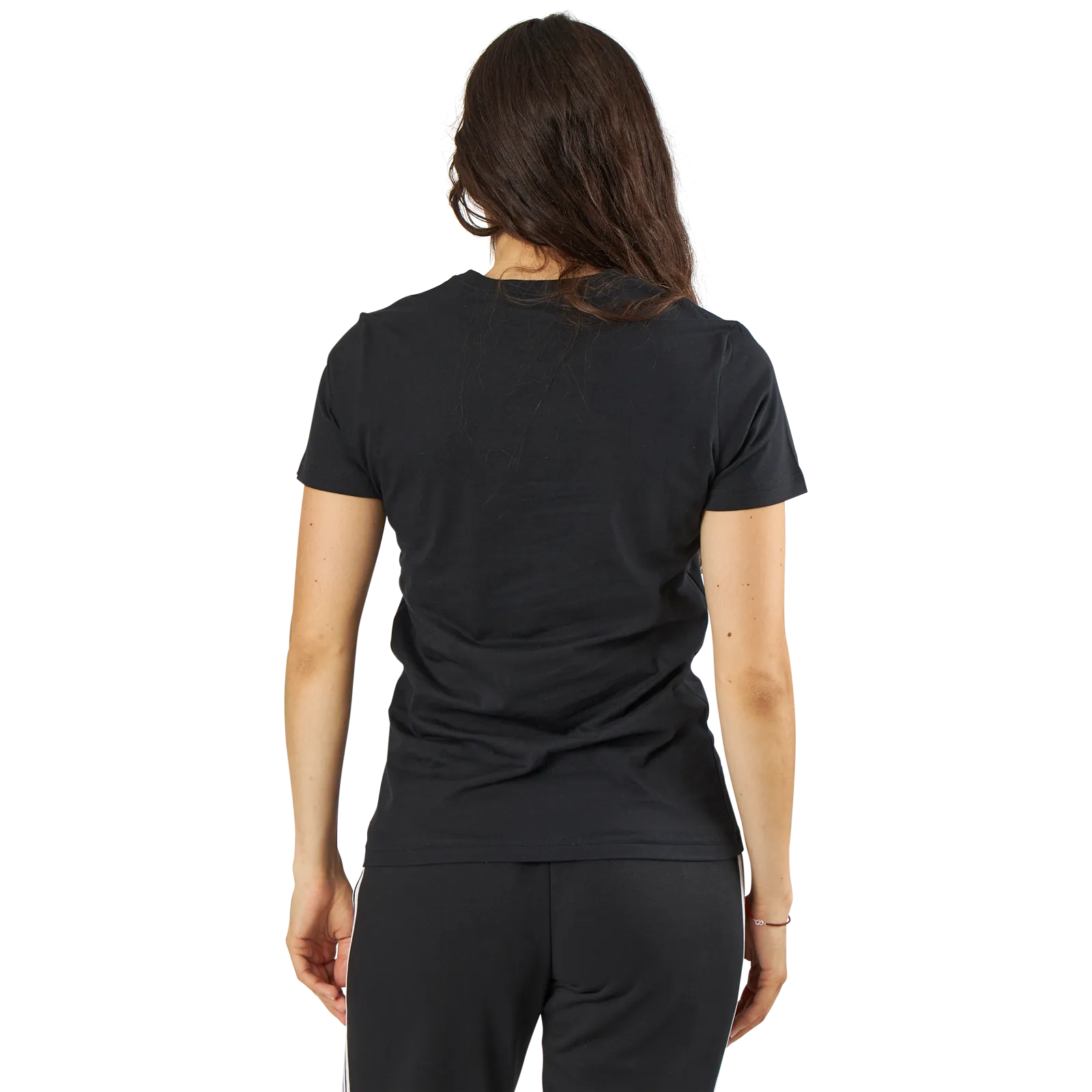 ADIDAS W BADGE OF SPORT COTTON TEE  REGULAR FIT BLACK
