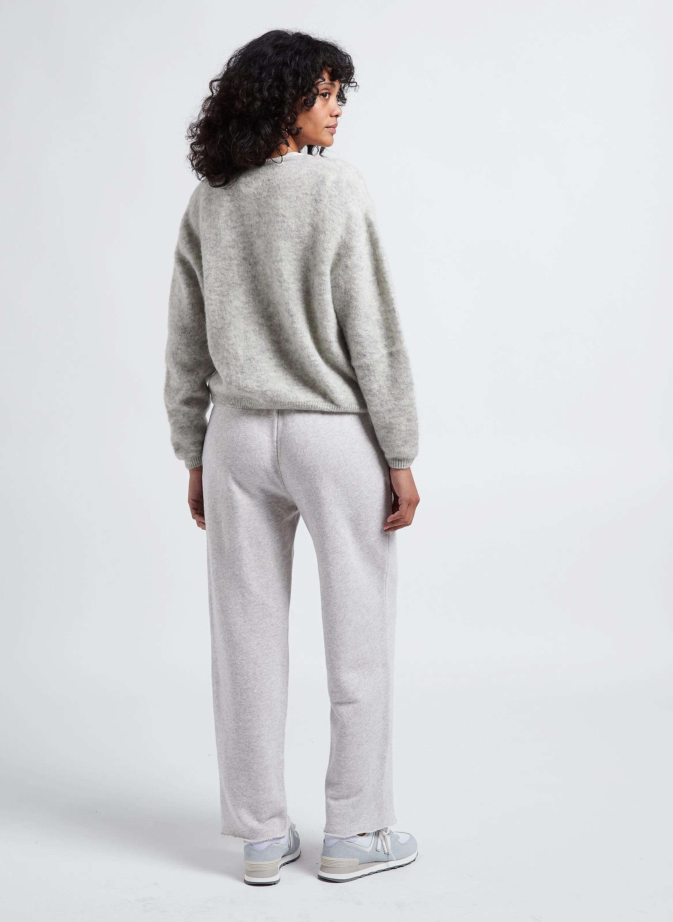AMERICAN VINTAGE KODYTOWN  PANTALóN DE JOGGING RECTO DE ALGODóN EN GRIS