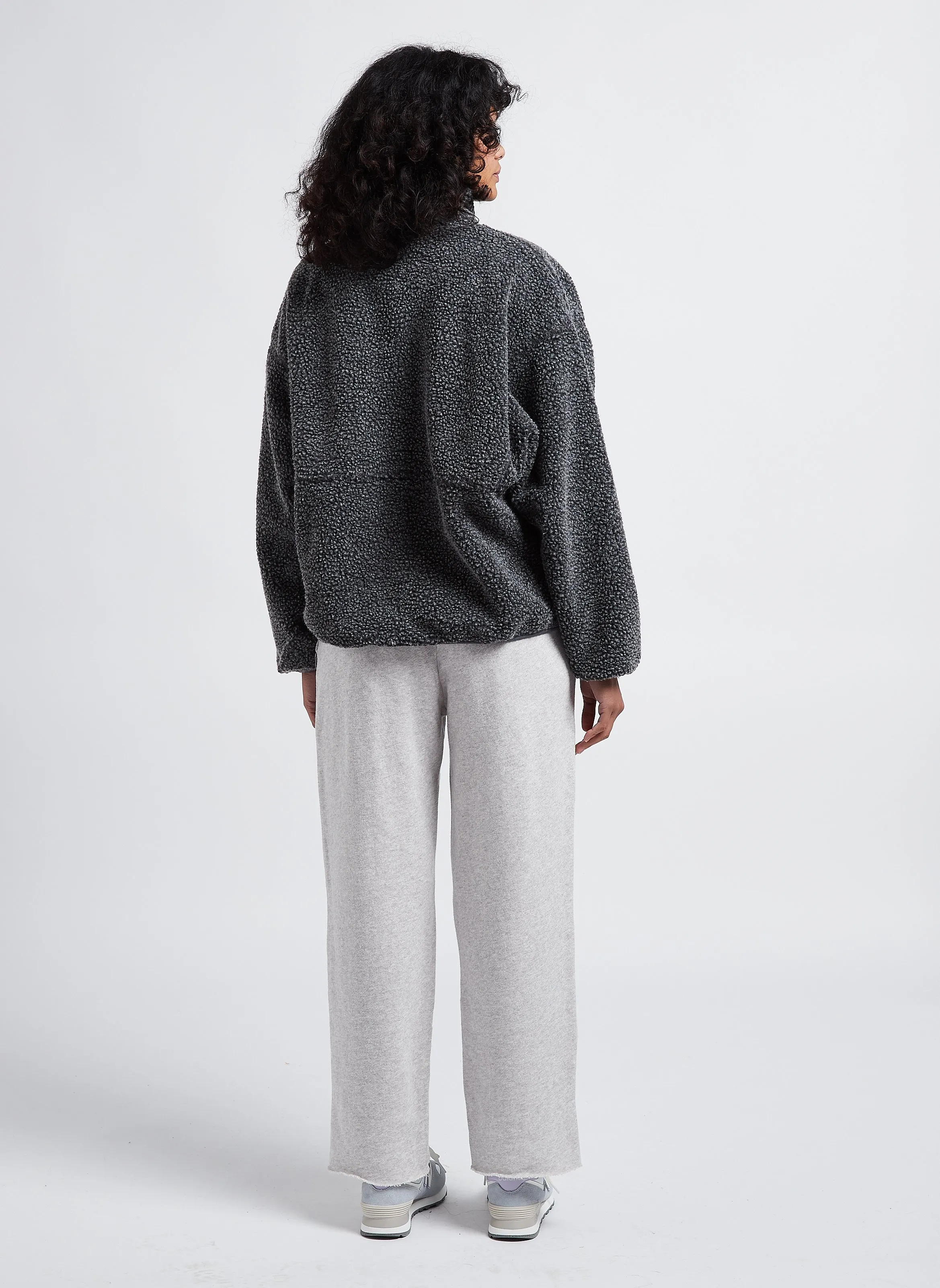 AMERICAN VINTAGE KODYTOWN  PANTALóN DE JOGGING RECTO DE ALGODóN EN GRIS