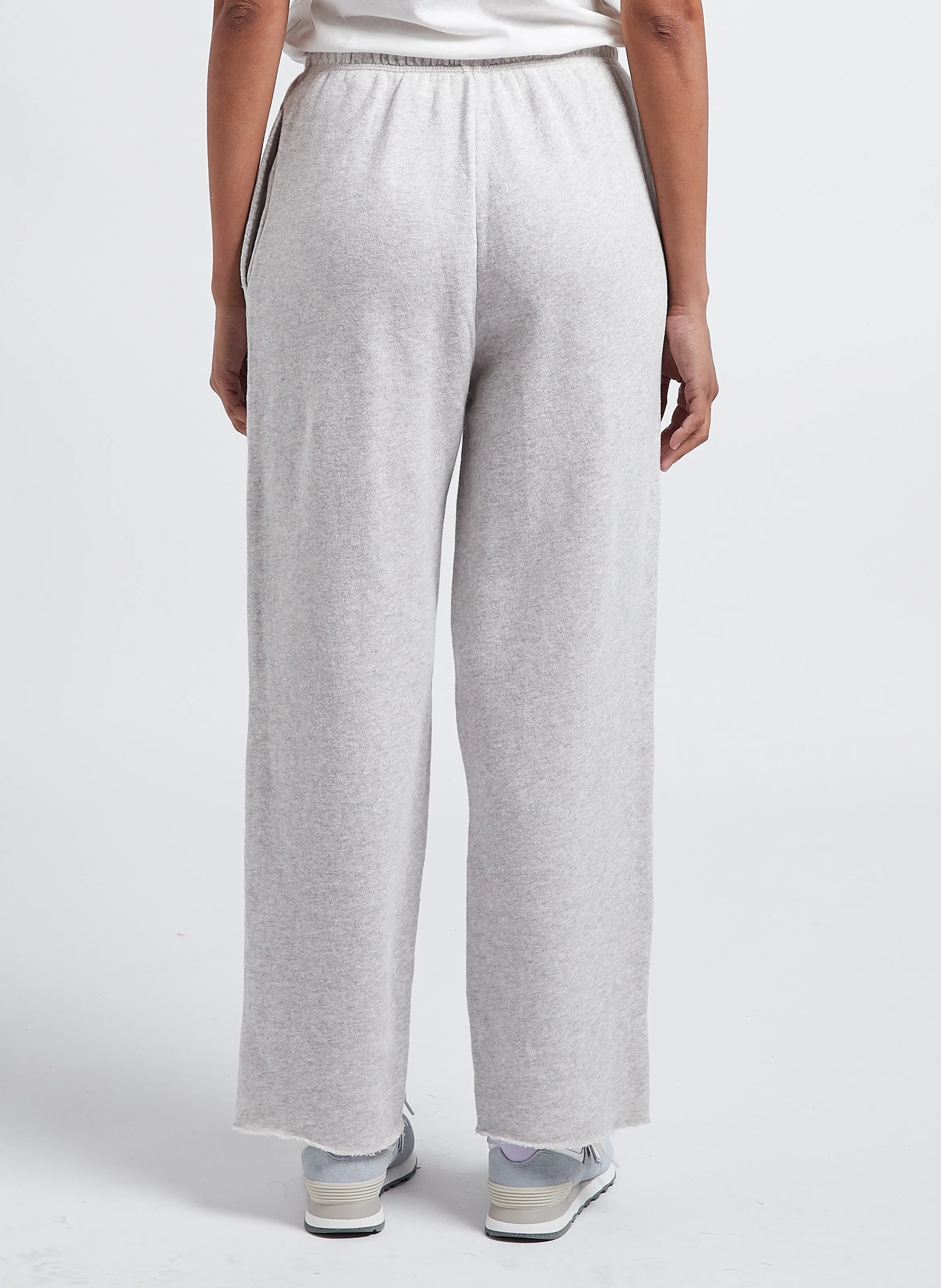 AMERICAN VINTAGE KODYTOWN  PANTALóN DE JOGGING RECTO DE ALGODóN EN GRIS