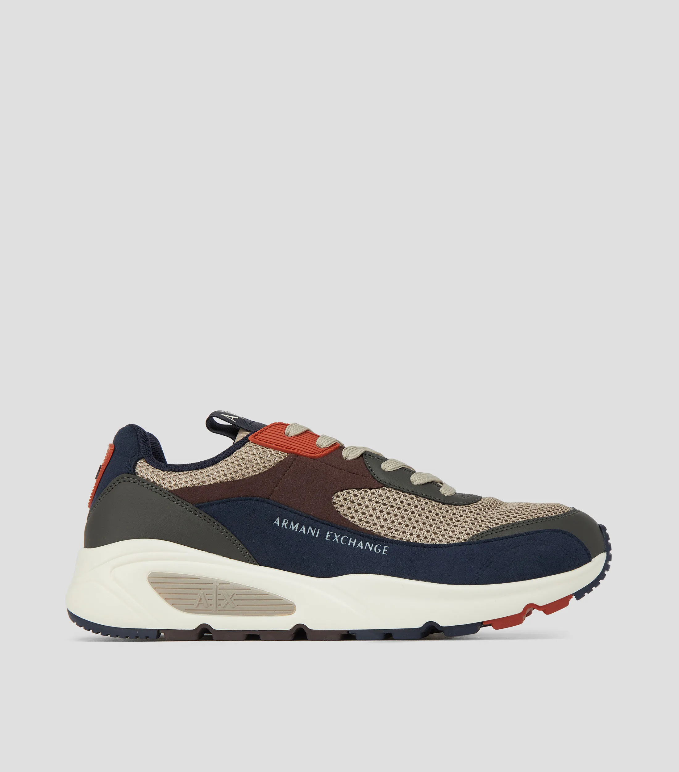Armani Exchange Tenis casuales con bloques a contraste Hombre