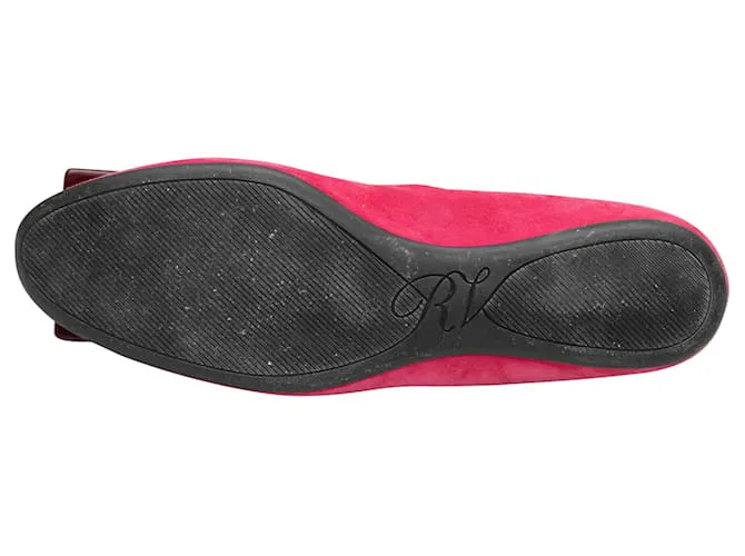 Bailarinas Roger Vivier Gommette fucsia y burdeos Talla 39 Rosa 