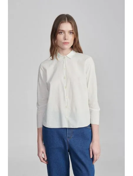 BEATRIZ FUREST Camisa Gimena Mujer Acqua