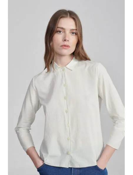 BEATRIZ FUREST Camisa Gimena Mujer Acqua