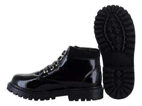 Been Class Bota Urbana Vestir Moda Confort Charol Niña 91313