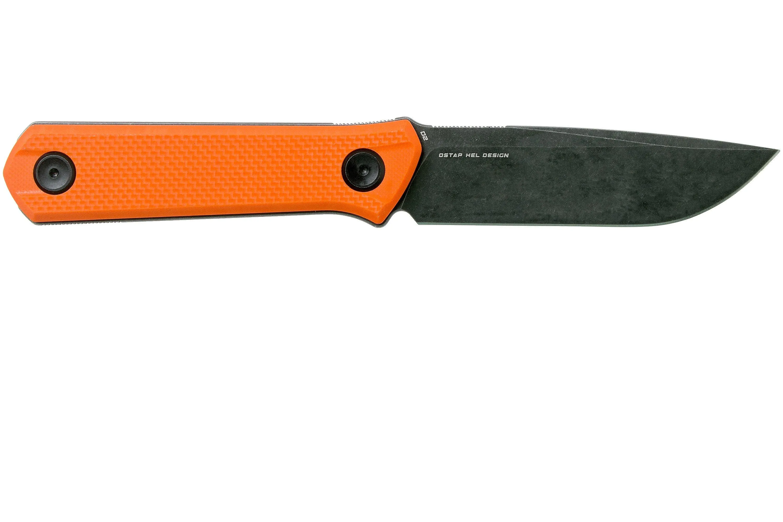 Bestech Hedron BFK02C Orange cuchillo fijo, Ostap Hel design