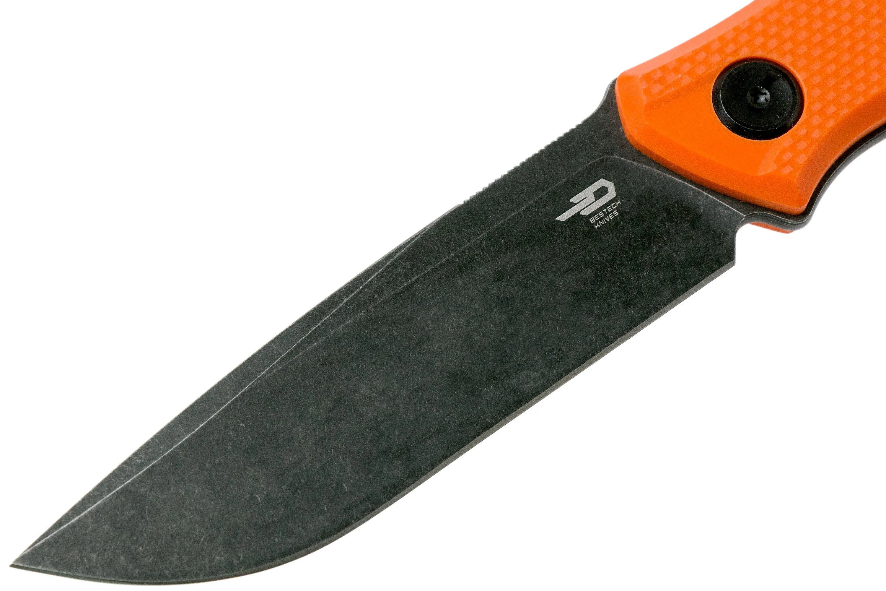 Bestech Hedron BFK02C Orange cuchillo fijo, Ostap Hel design