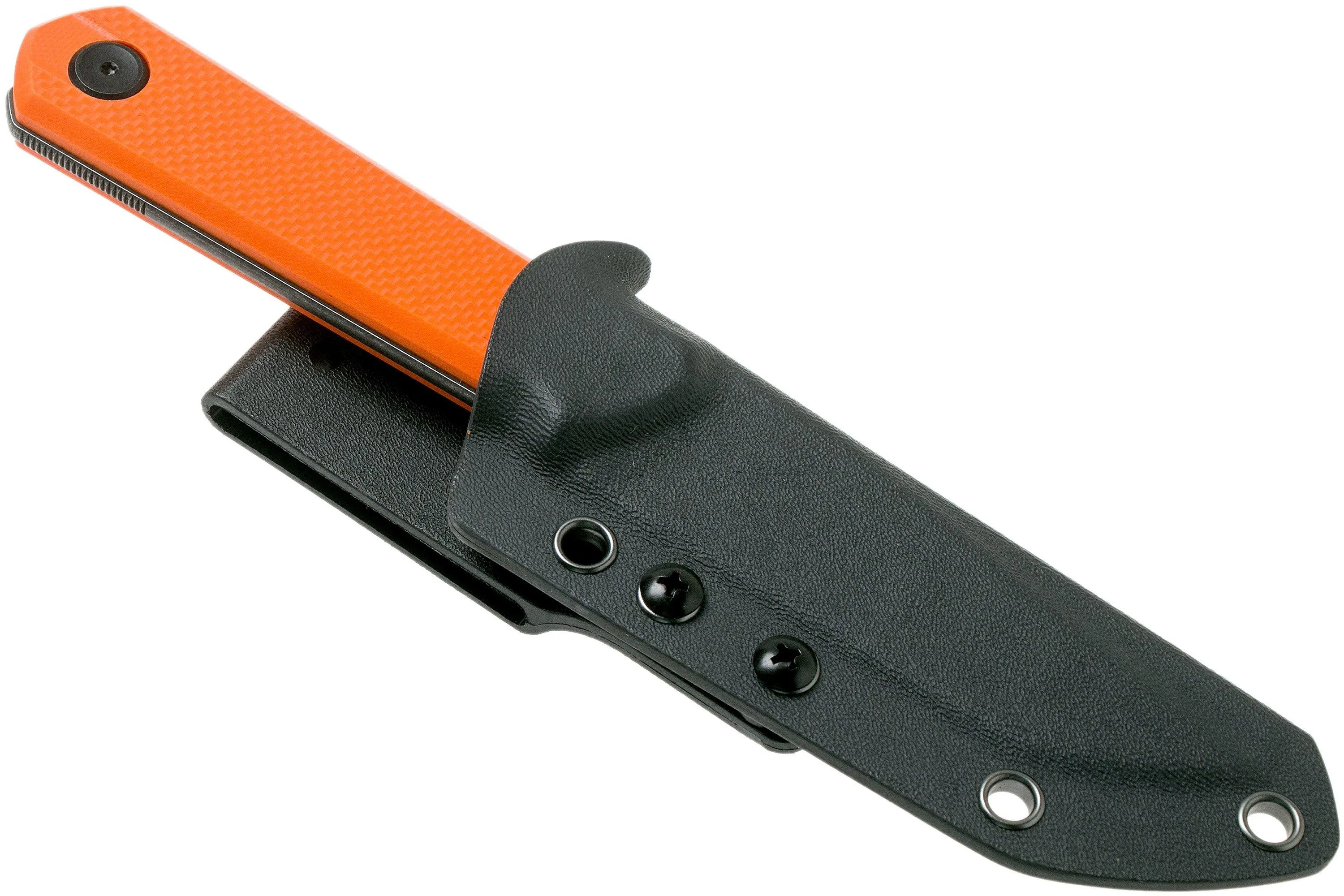 Bestech Hedron BFK02C Orange cuchillo fijo, Ostap Hel design