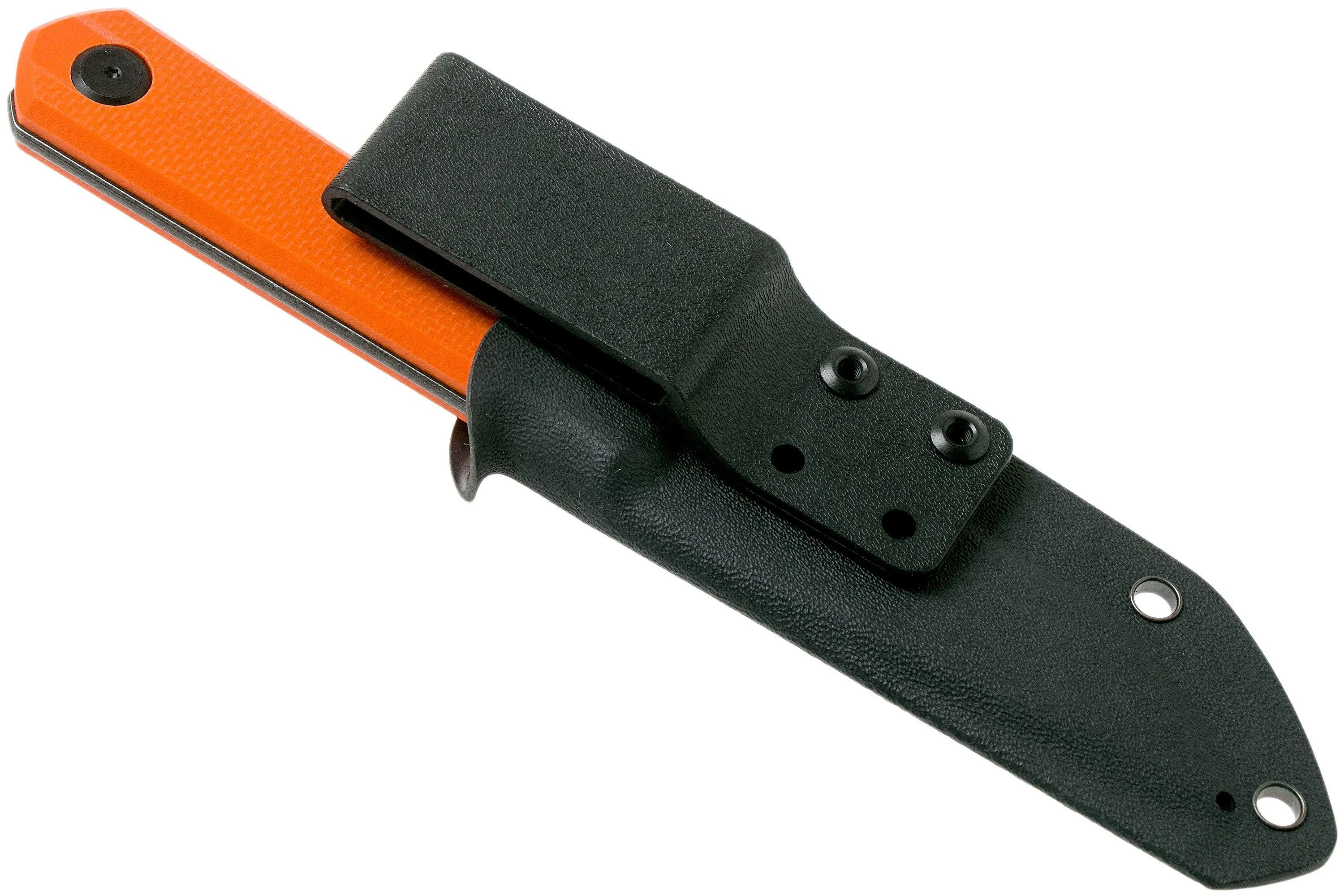 Bestech Hedron BFK02C Orange cuchillo fijo, Ostap Hel design
