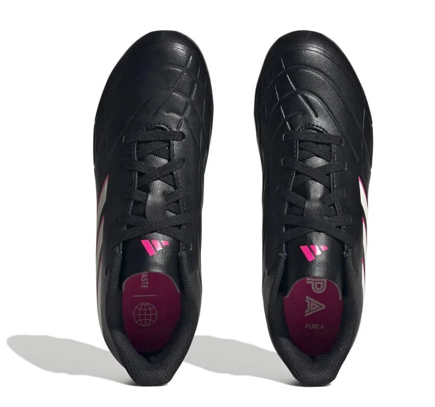 Bota Fútbol Adidas Copa Pure.4 FxG Niños Negro/Rosa