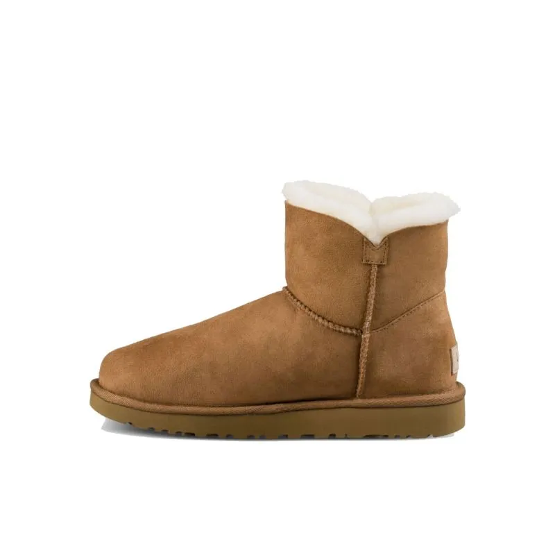 Botas UGG Mini Bailey Button II (castaña) mujer