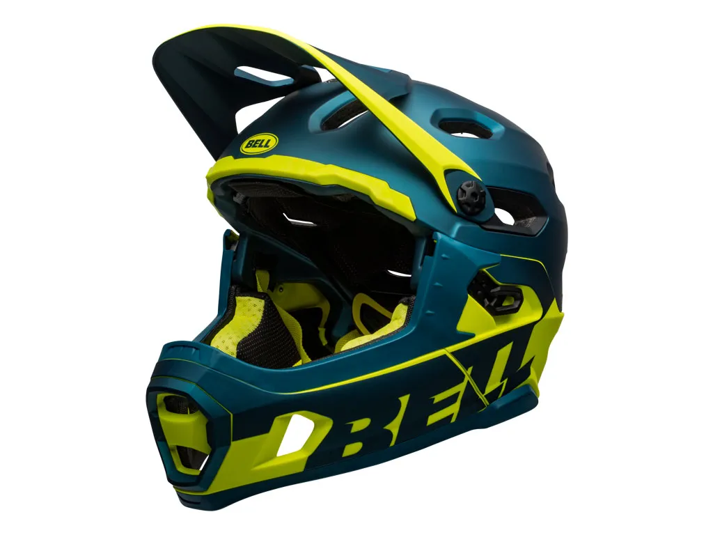 BS SUPER DH MIPS SPHERICAL 2021 BLUE/HIVIZ S