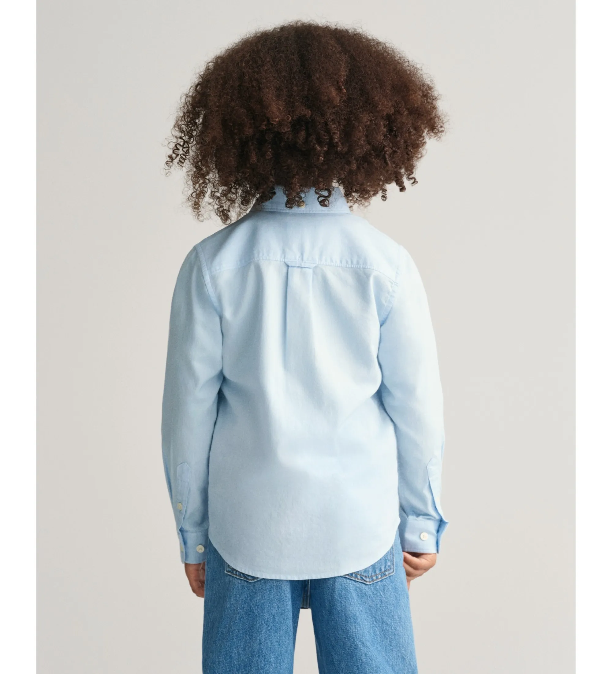 Camisa Oxford Shield Kids azul