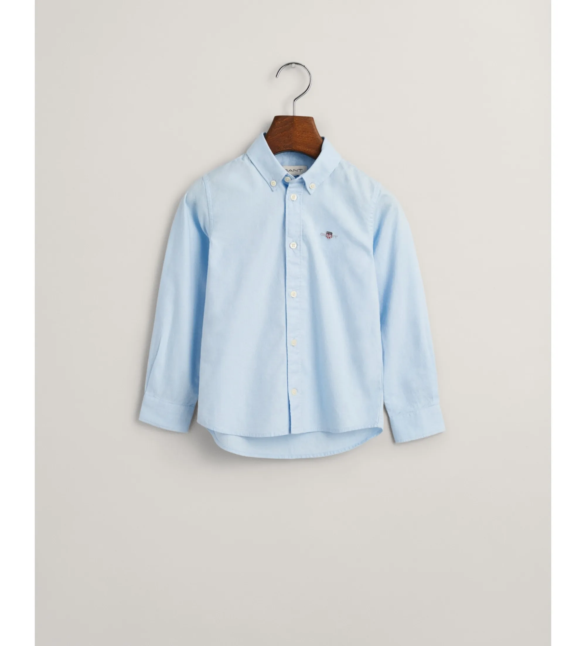 Camisa Oxford Shield Kids azul