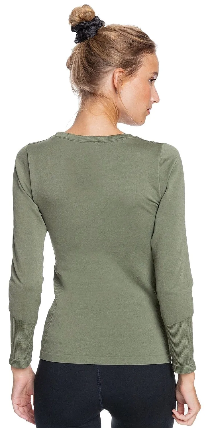 CAMISA ROXY PROUD OF BEING LS  TPC0/DEEP LICHEN GREEN  WOMEN´S