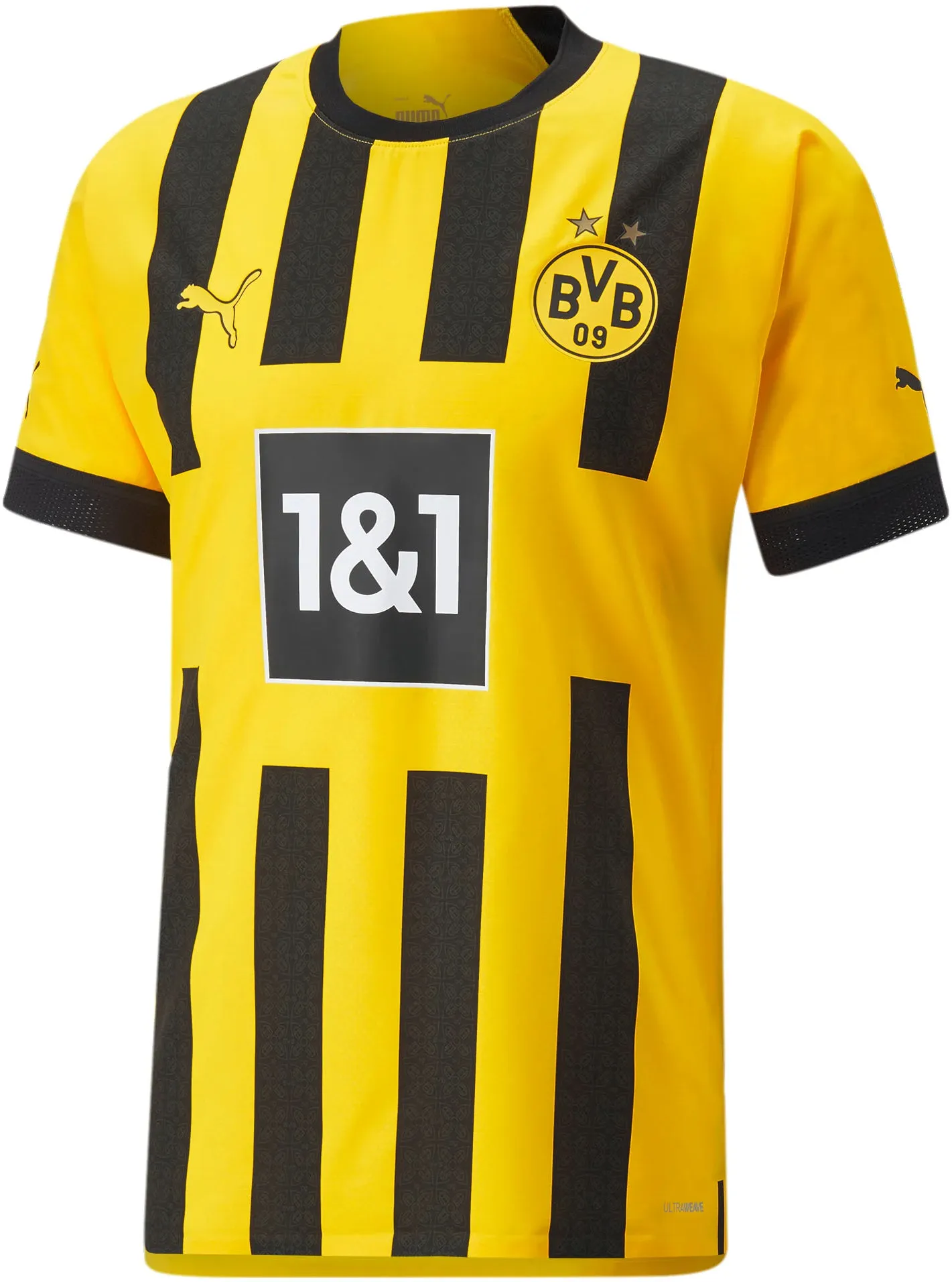 Camiseta de fútbol Puma BVB Home Authentic Jersey w/ Sponsor 2022/23