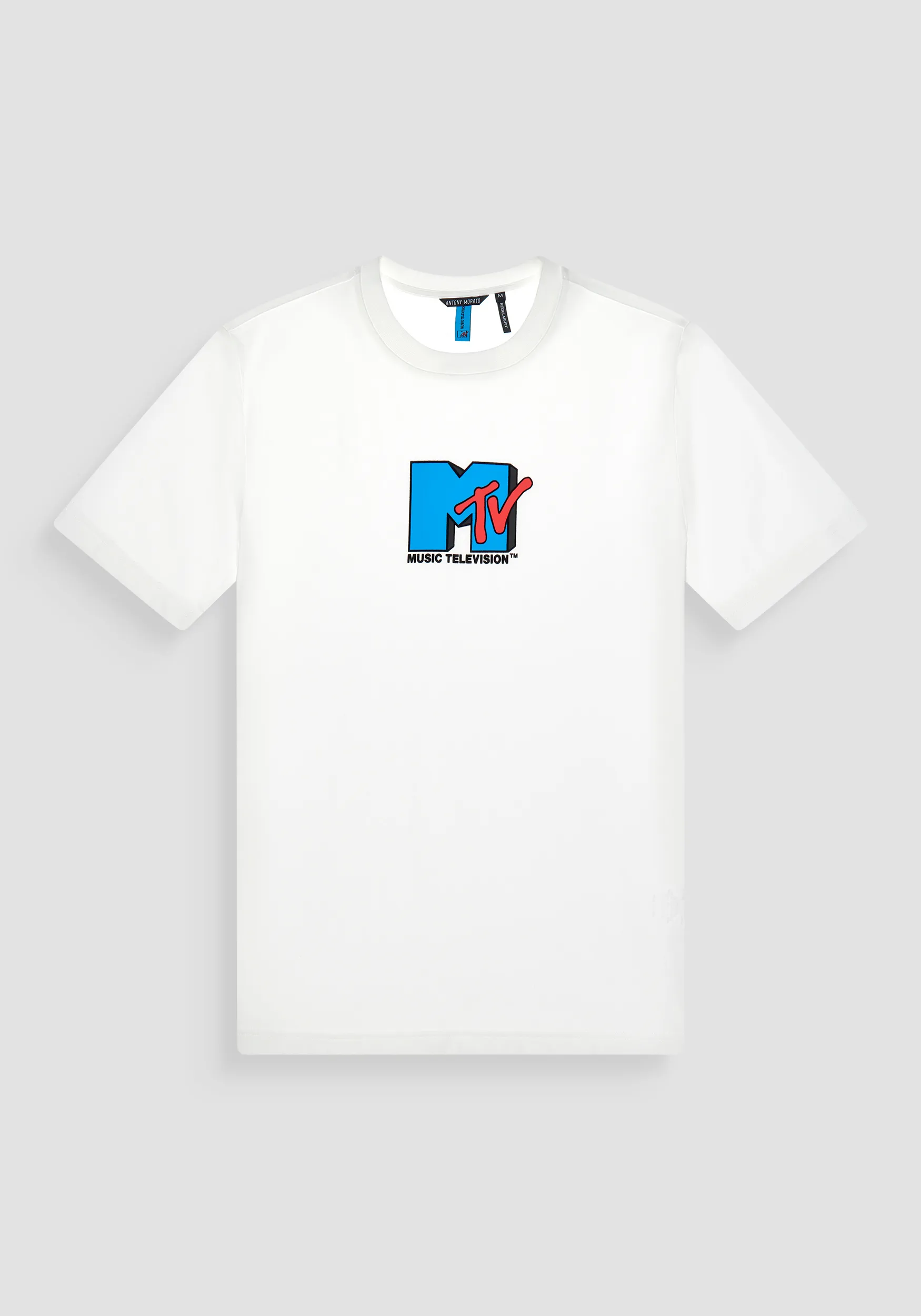 CAMISETA «MTV» REGULAR FIT EN JERSEY CON LOGO GOMMATO