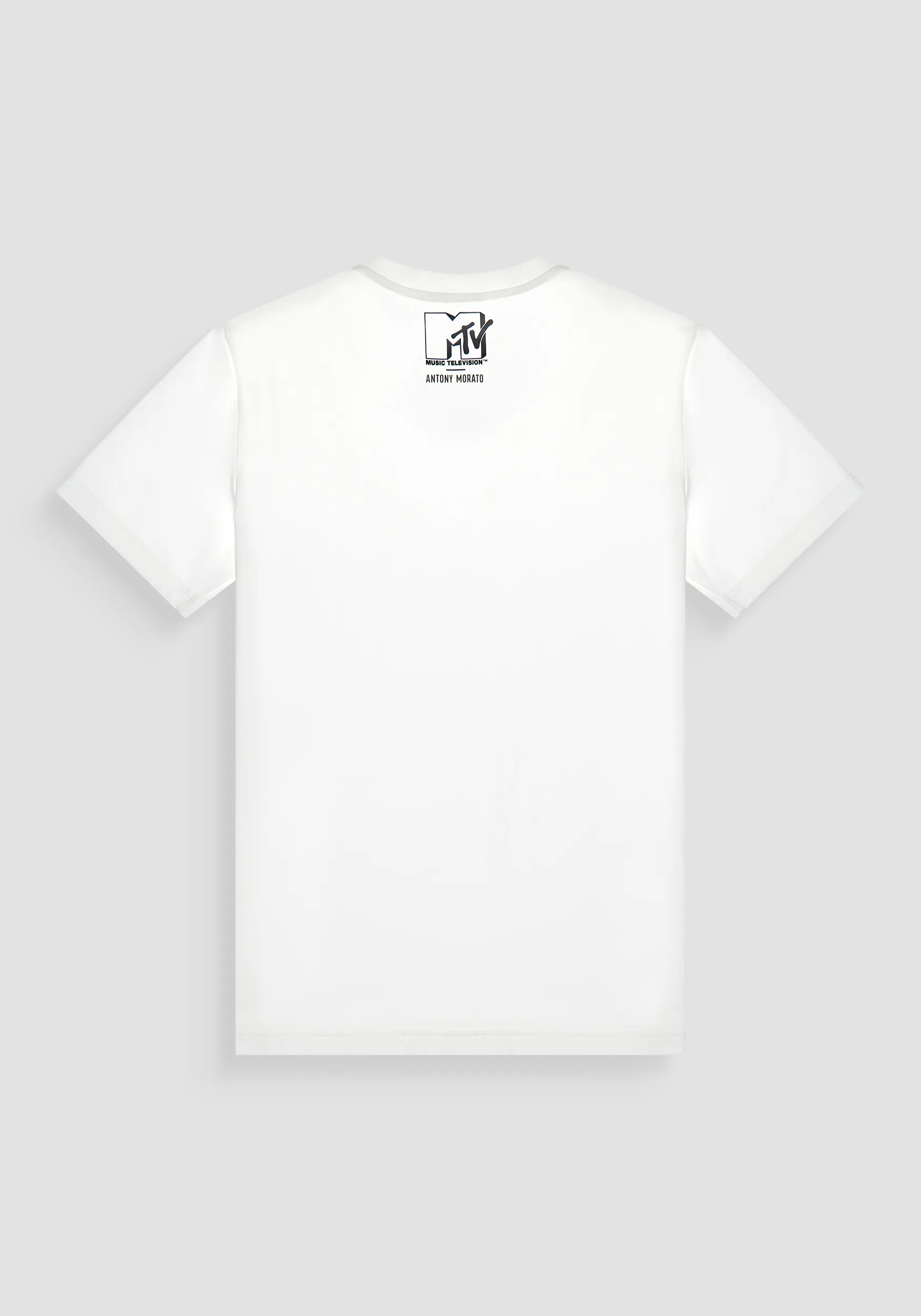 CAMISETA «MTV» REGULAR FIT EN JERSEY CON LOGO GOMMATO