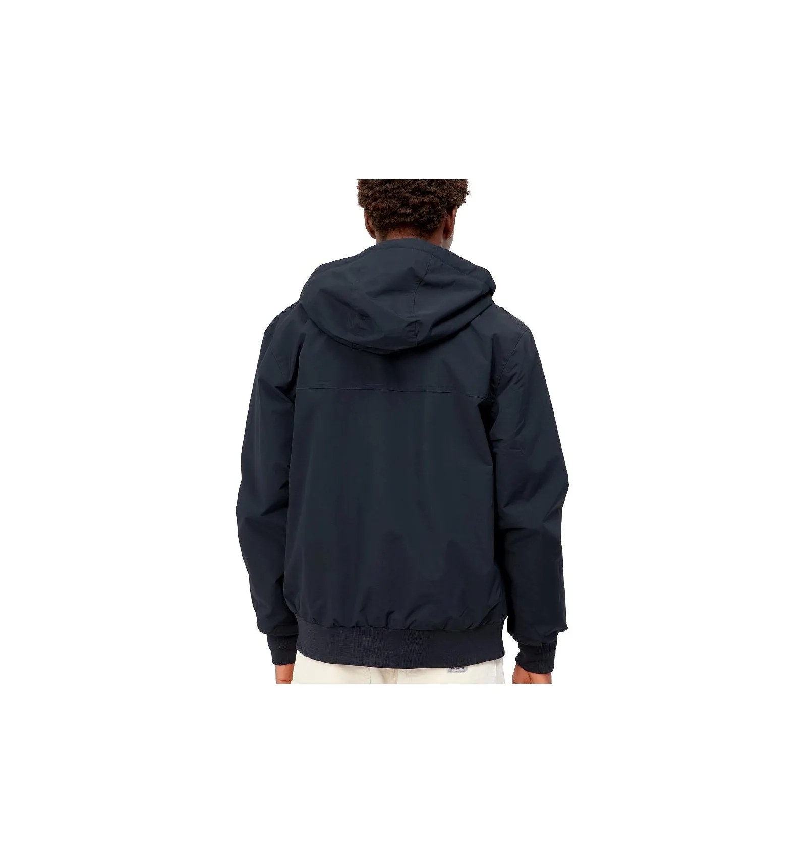 CARHARTT WIP HOODED SAIL JACKET DARK NAVY/WHITE