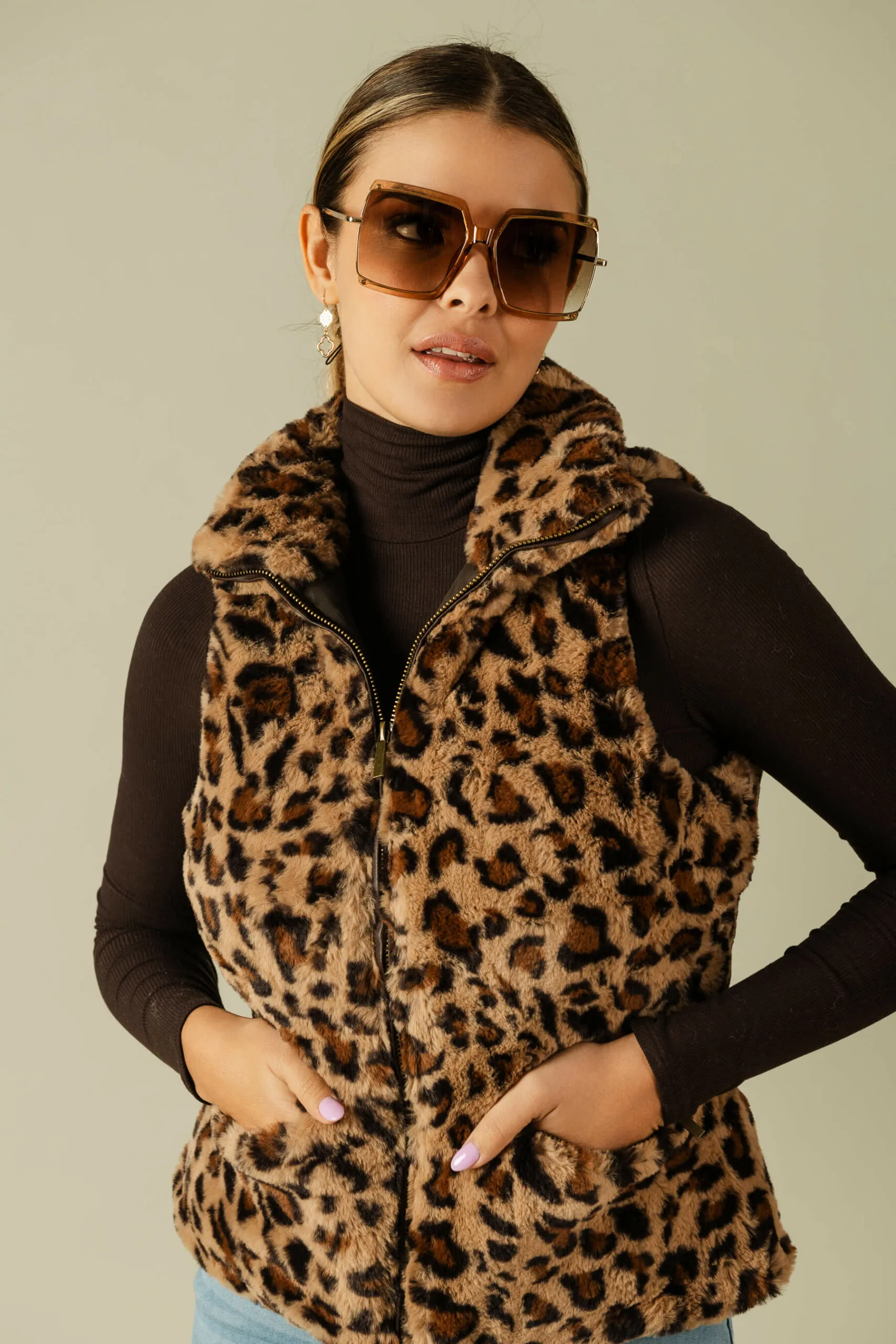 Chaleco animal print