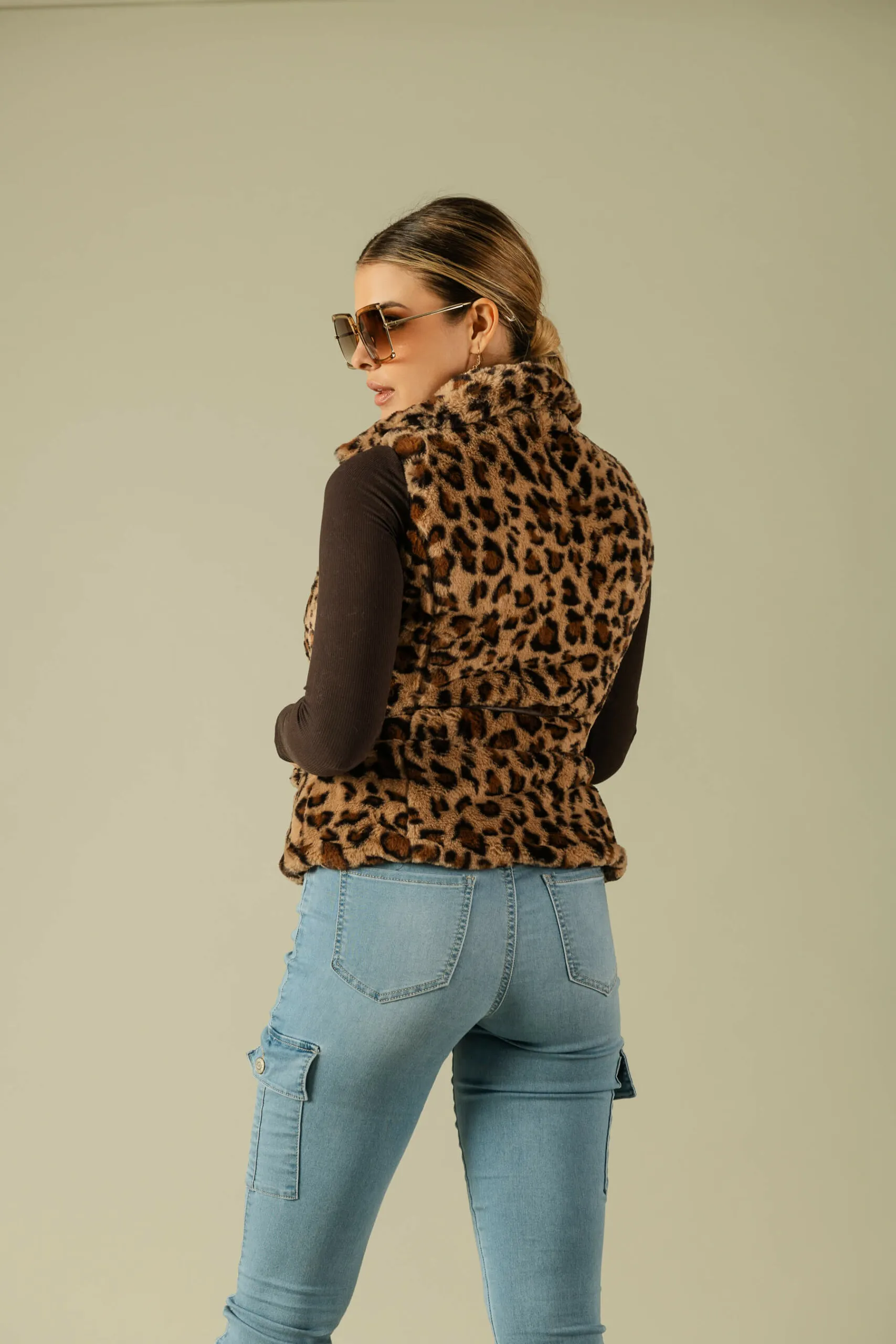 Chaleco animal print