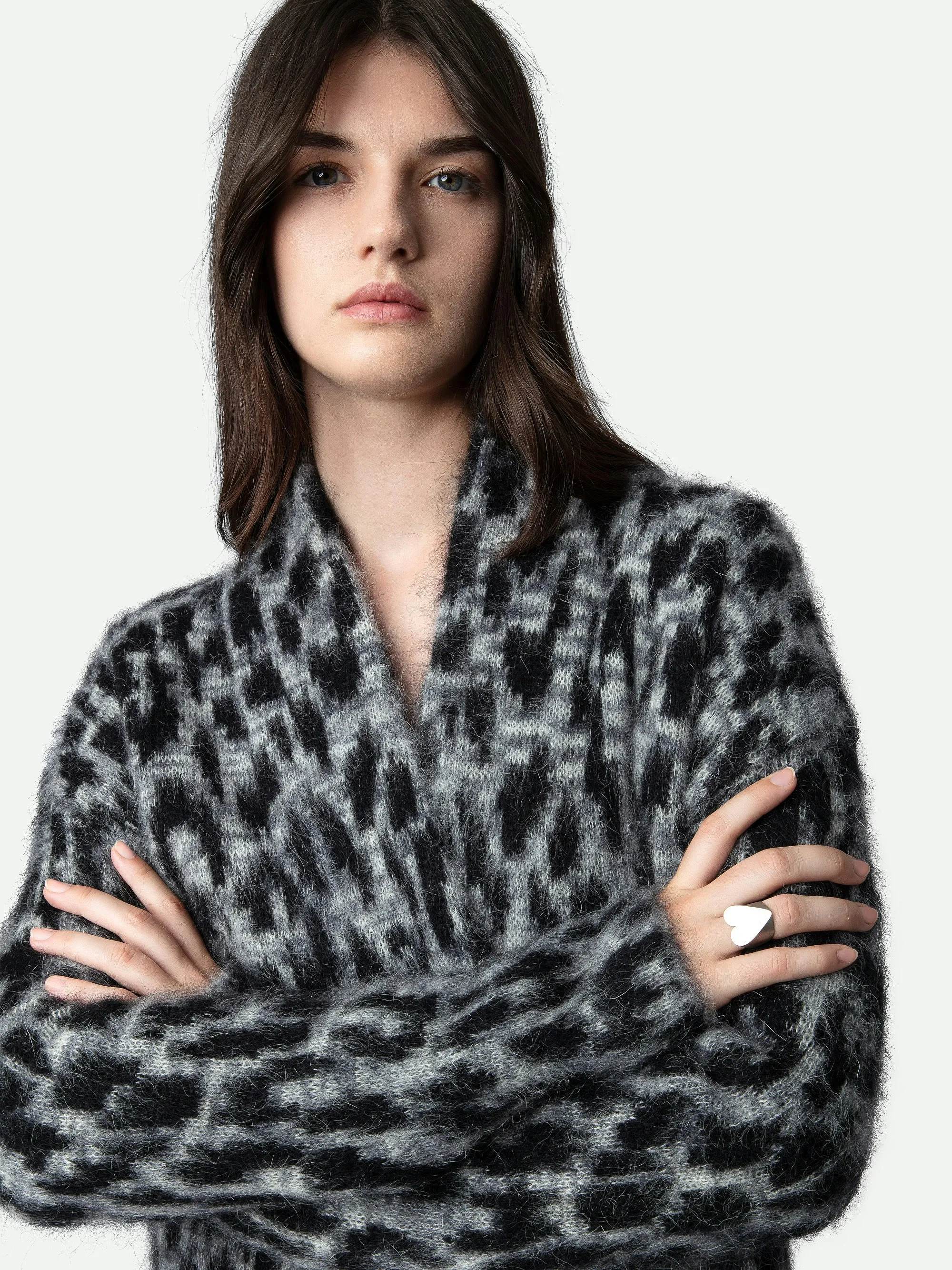 Chaleco con efecto leopardo Tilda