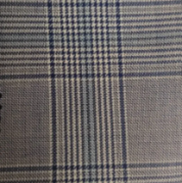 CHALECO PRNCIPE DE GALES GRIS AZULADO, AZUL MARINO Y VERDE AGUA
