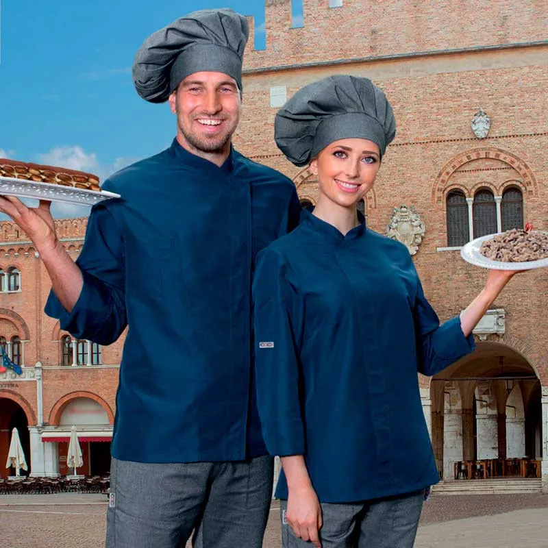 CHAQUETA COCINA OTTAVIO SAYLOR DE MICROFIBRA  EGOCHEF