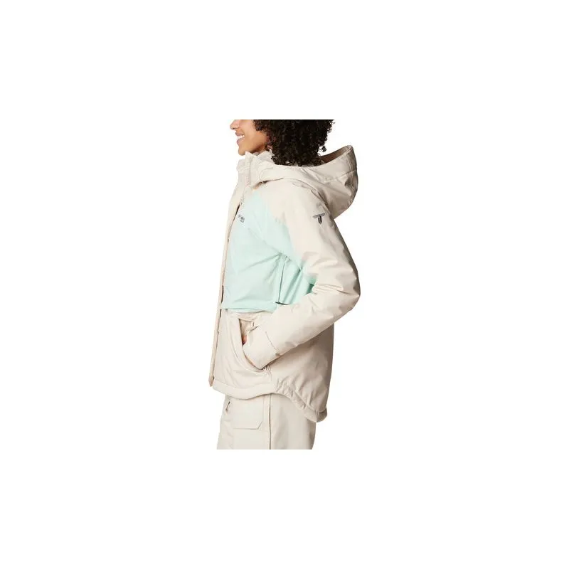 Chaqueta de esquí para mujer Columbia Highland Summit (Dark Stone, Aqua Haze)