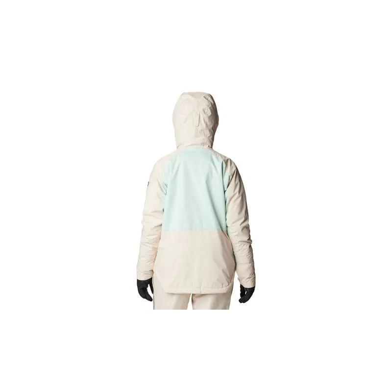 Chaqueta de esquí para mujer Columbia Highland Summit (Dark Stone, Aqua Haze)