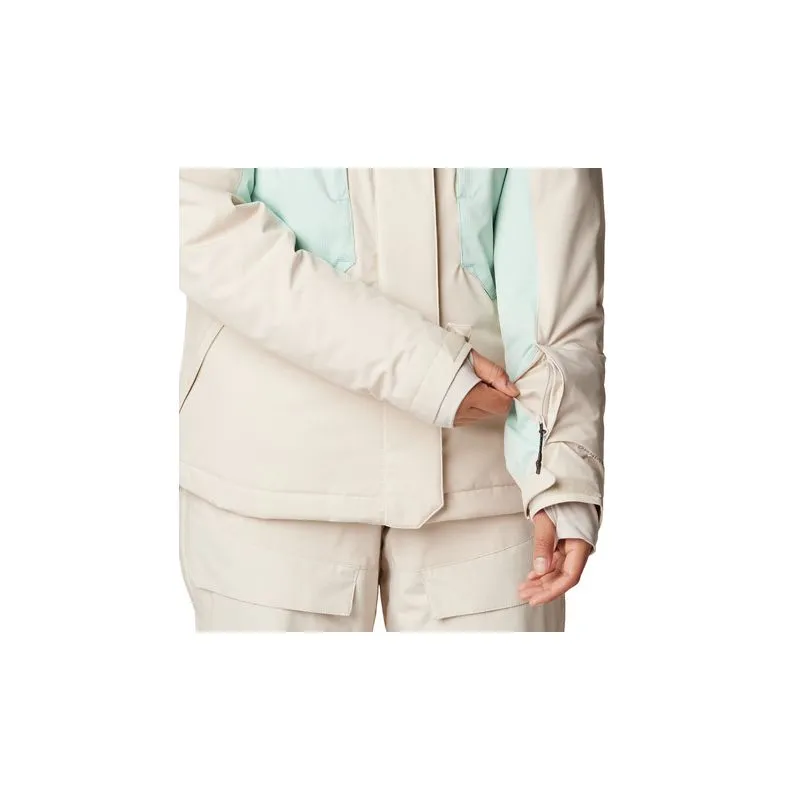 Chaqueta de esquí para mujer Columbia Highland Summit (Dark Stone, Aqua Haze)