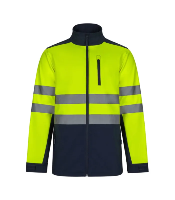 Chaqueta SOFT SHELL BICOLOR Alta Visibilidad. Serie 306006
