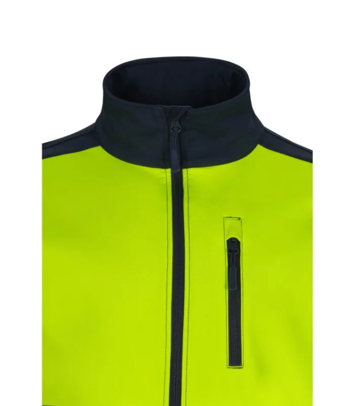 Chaqueta SOFT SHELL BICOLOR Alta Visibilidad. Serie 306006