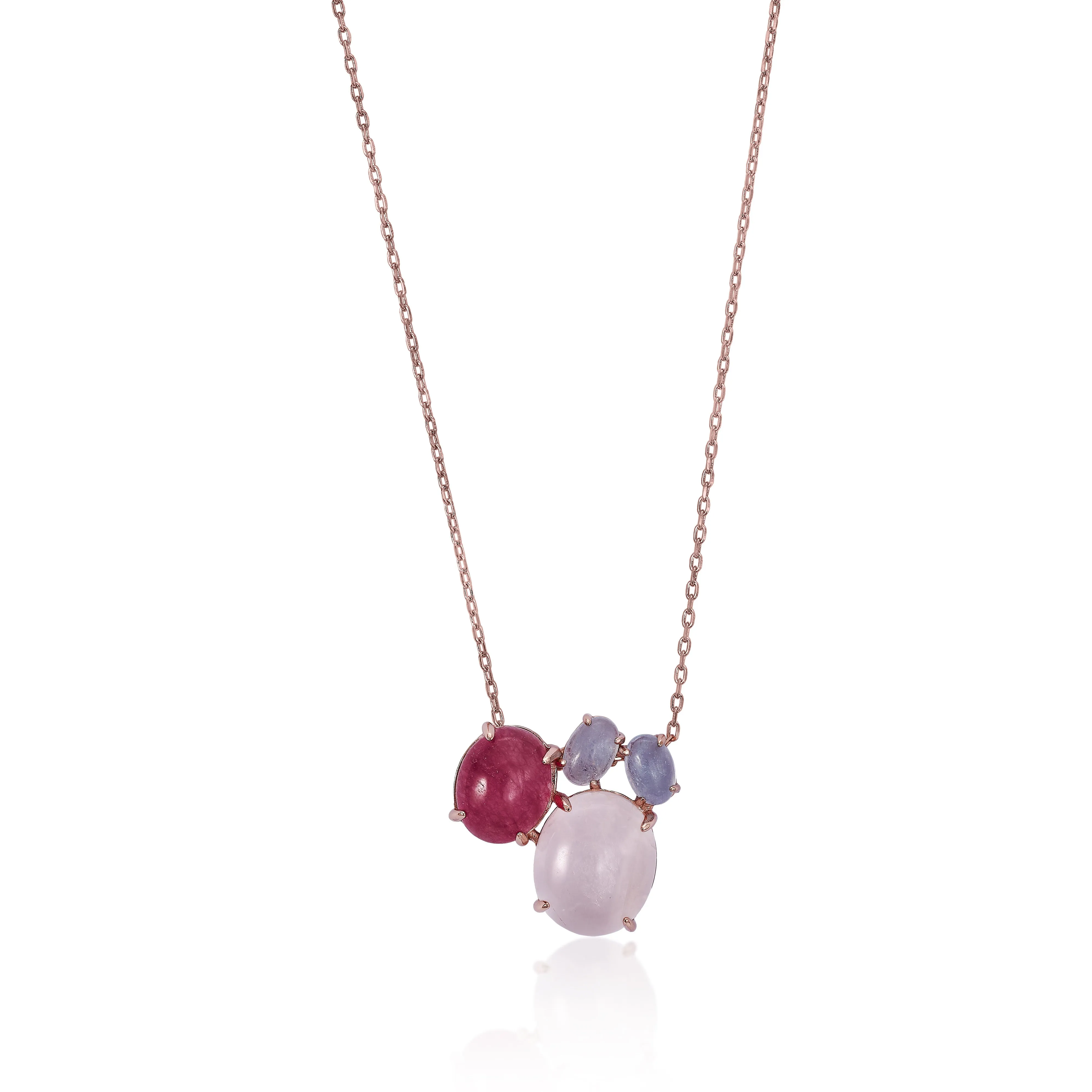 Collares con piedras naturales diseo de cabouchon
