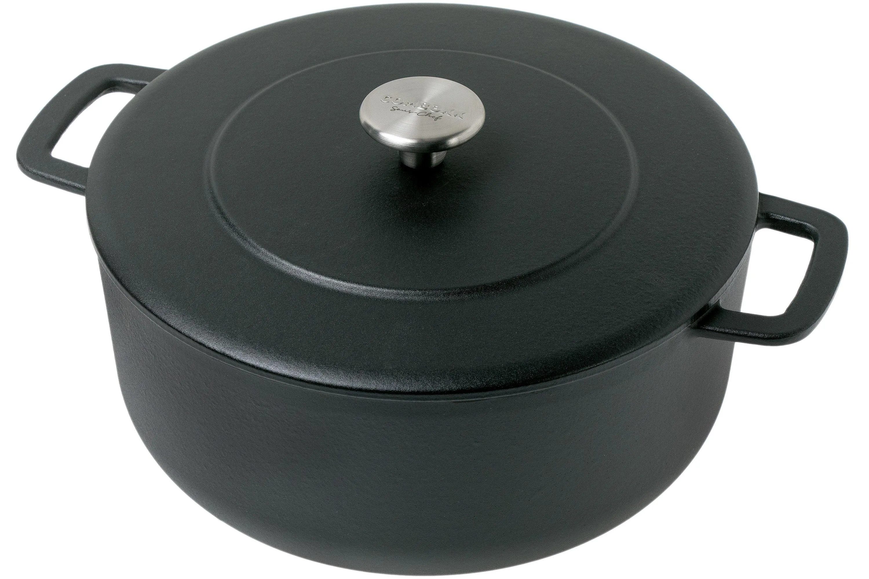 COMBEKK SOUSCHEF DUTCH OVEN 24 CM NEGRO, HORNO HOLANDéS
