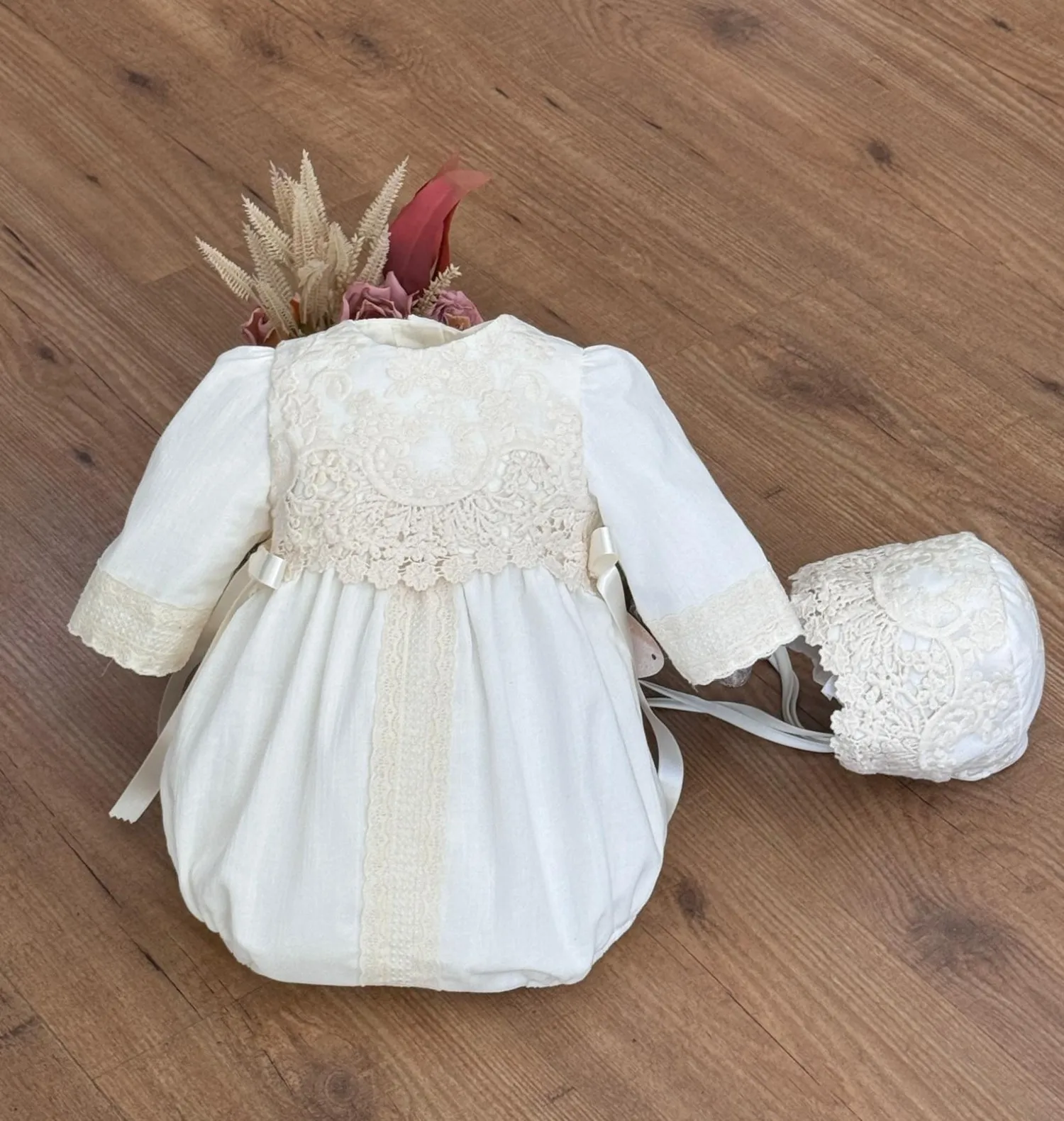 Conjunto pelele y capota Colección Sueños