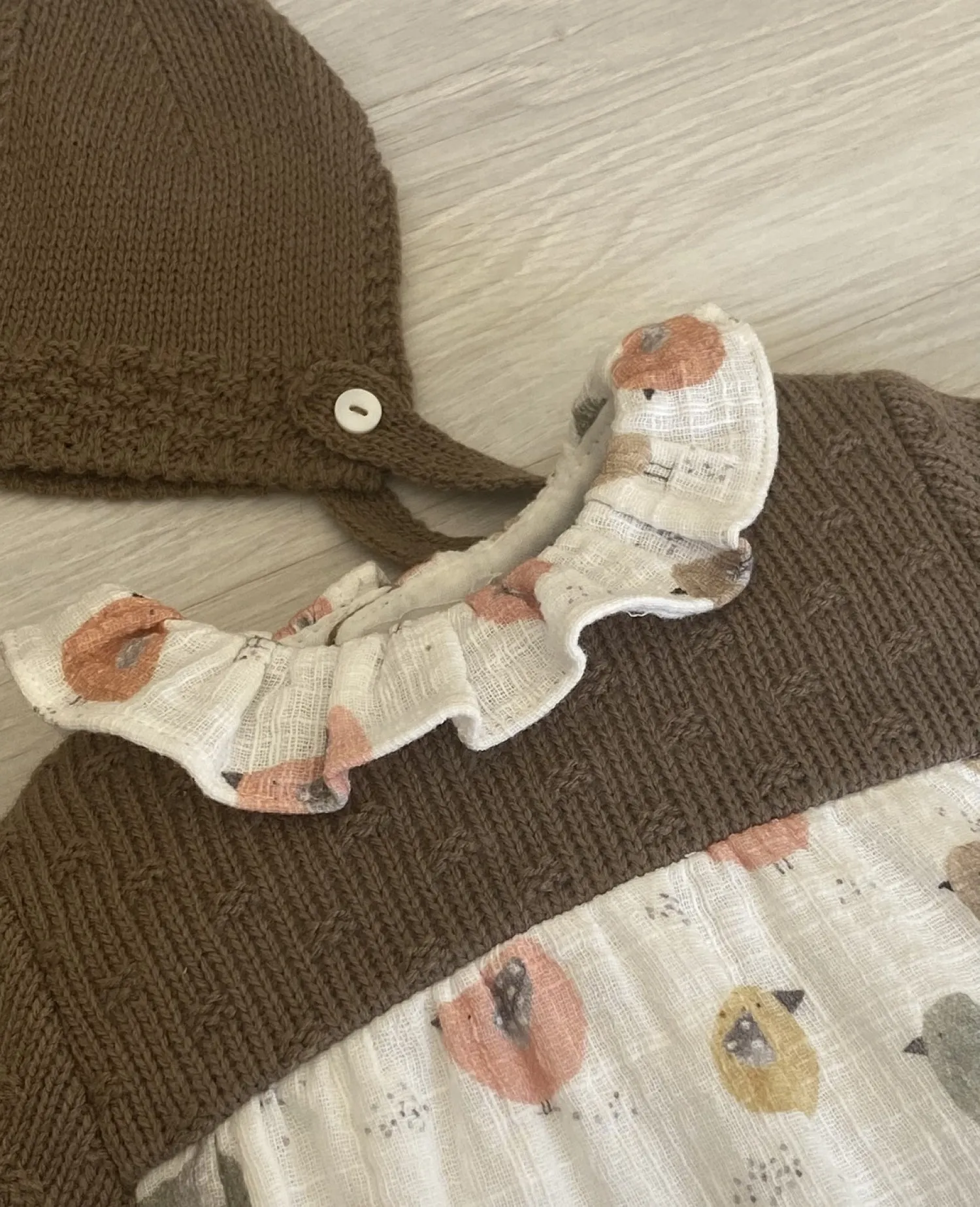 Conjunto pelele y capota Colección Unicornio.