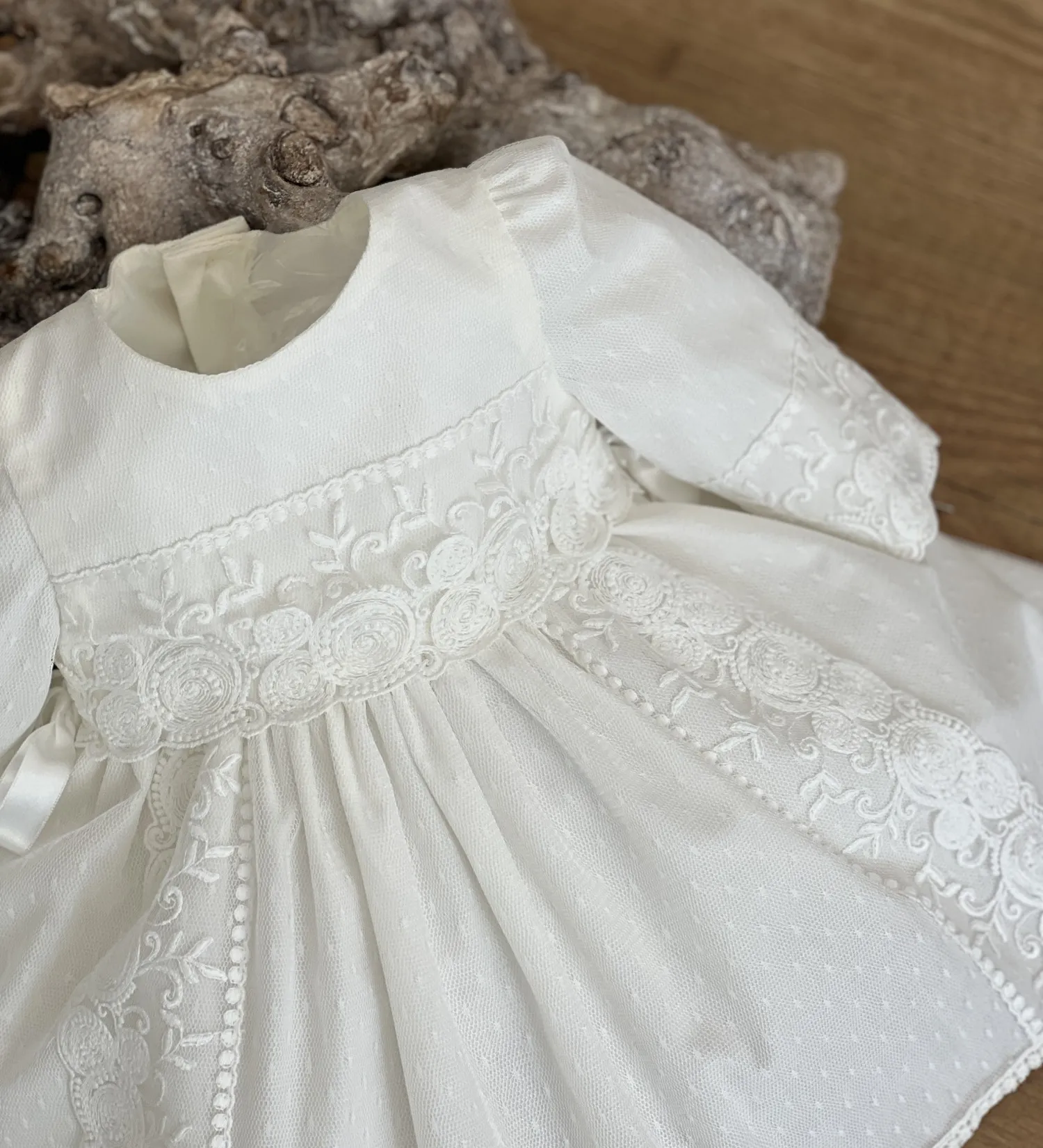 Conjunto vestido y capota Colección Luna