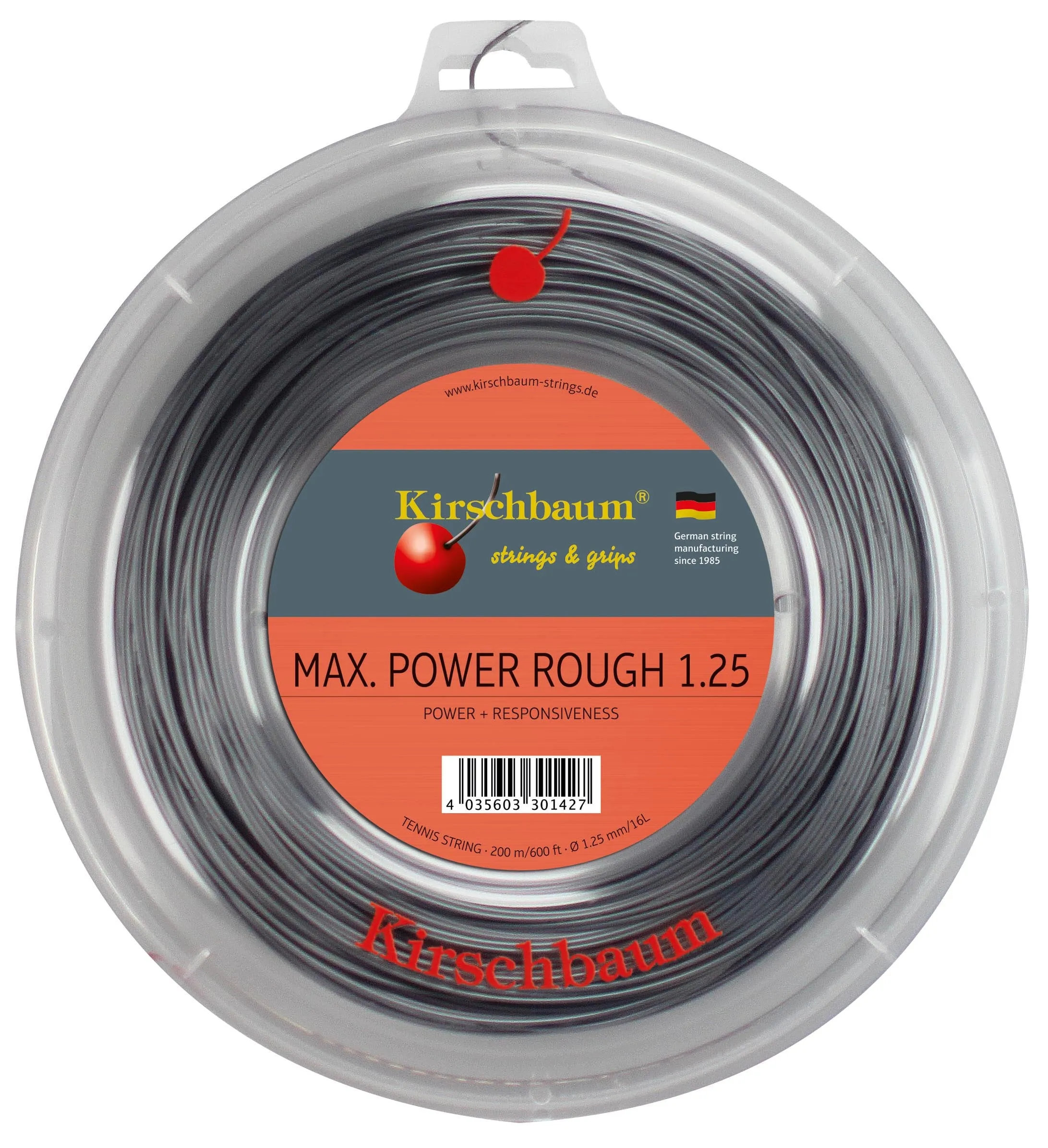 Cuerda Kirschbaum Max Power Rough Individual 1.25 + Mano de Obra