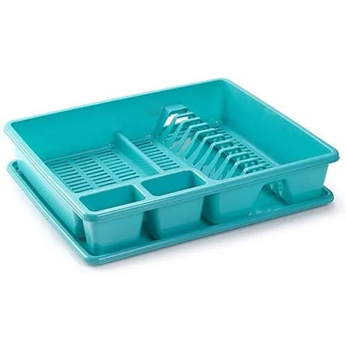 Escurreplato De Plastico  Azul
