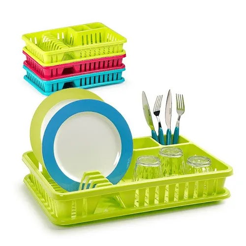 Escurreplato De Plastico  Azul