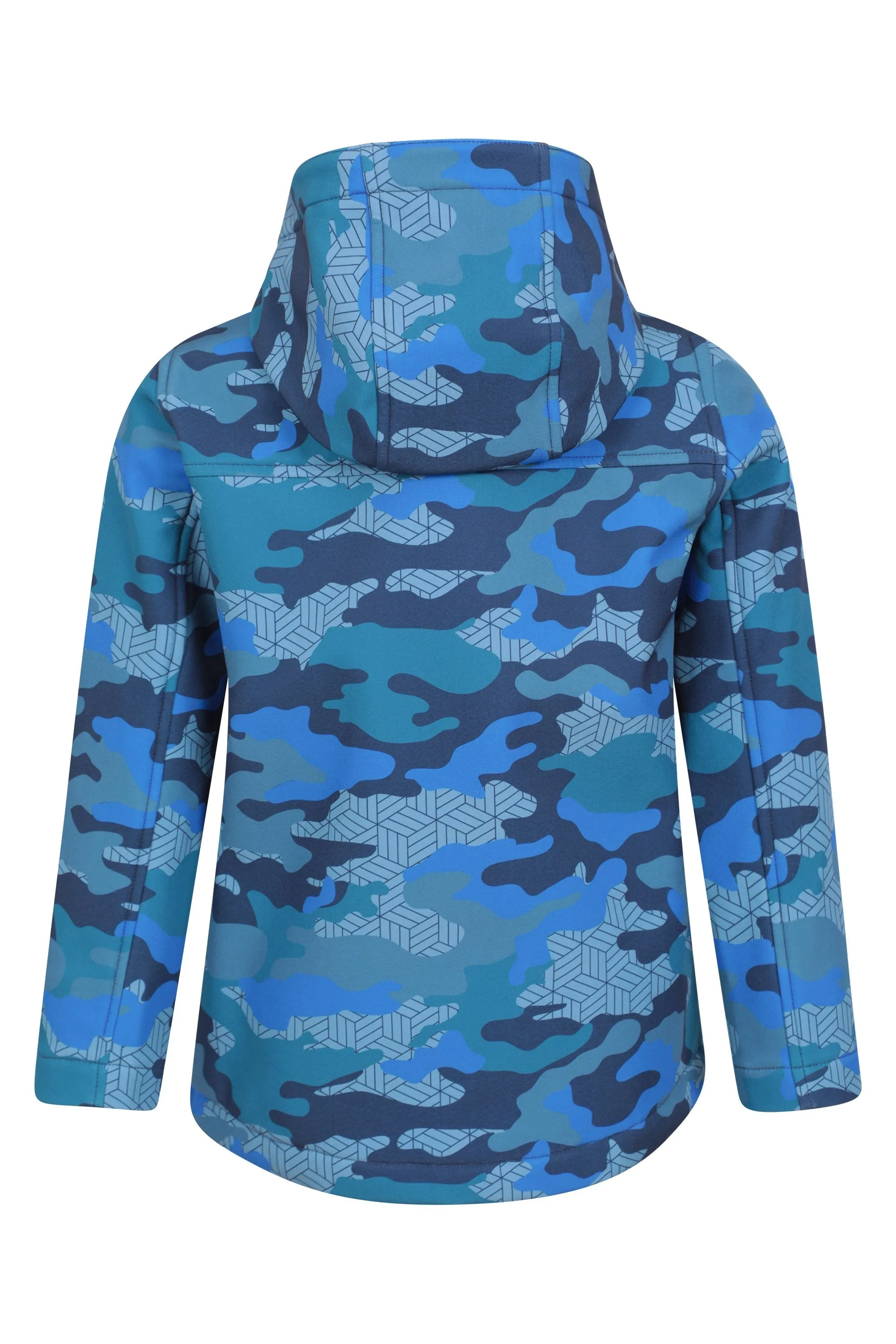 Exodus II softshell infantil estampada y resistente al agua