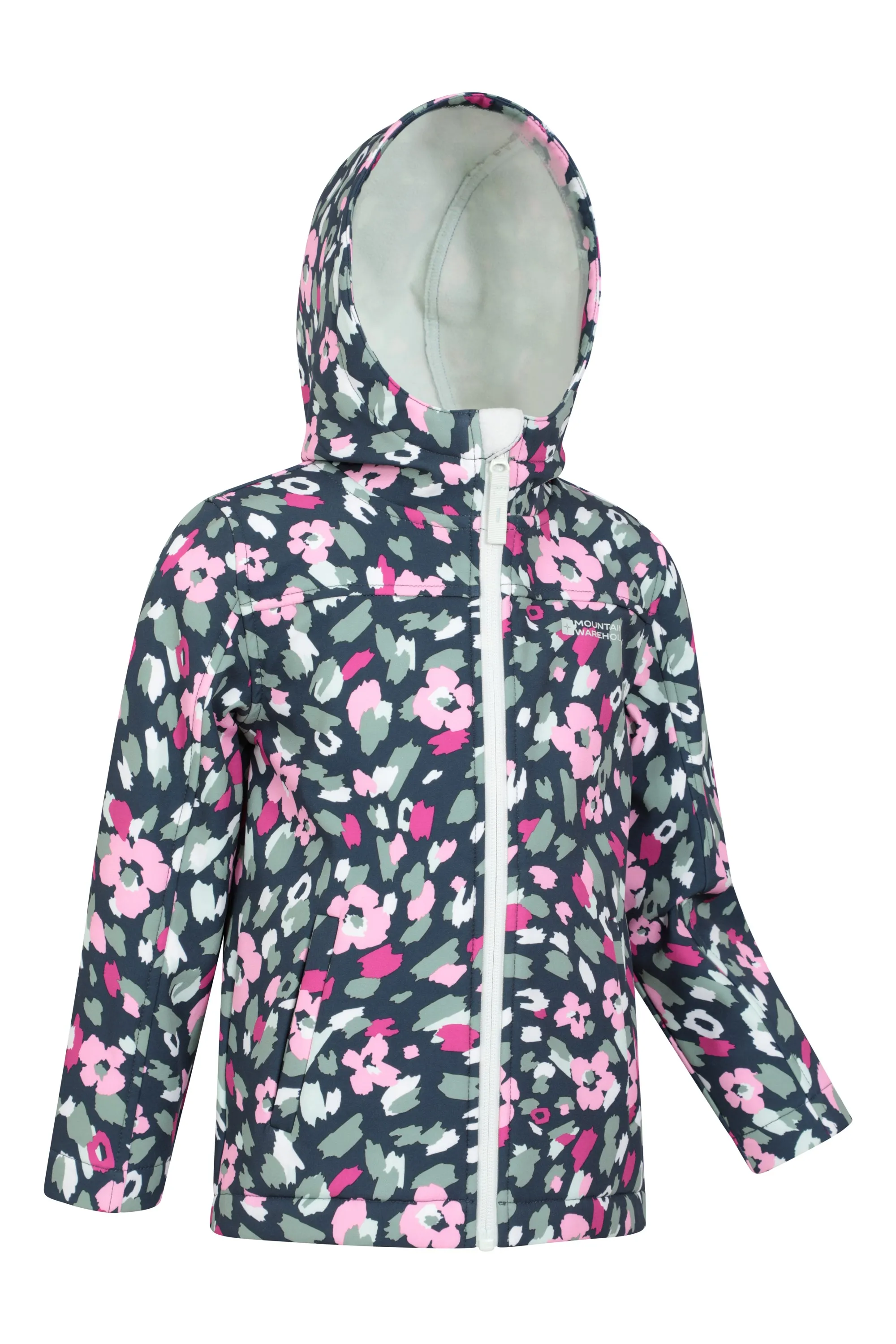 Exodus II softshell infantil estampada y resistente al agua